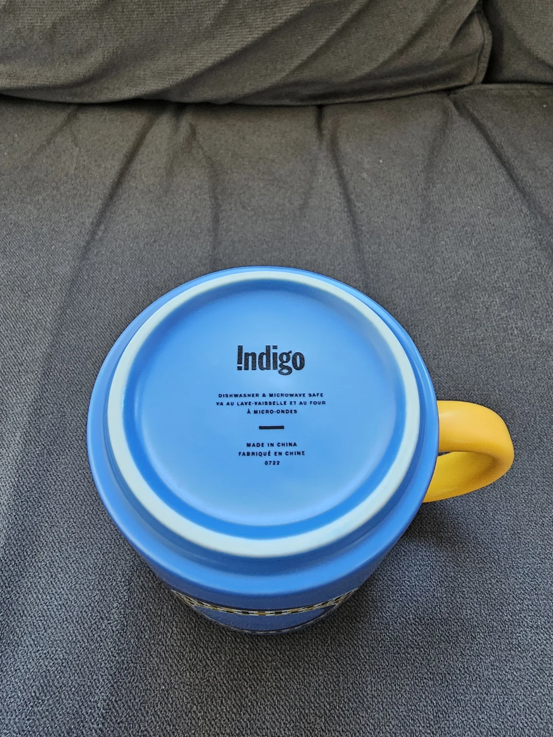 Indigo OUI Monogram "O" Mug ☕️ ⚽️ - photo 3
