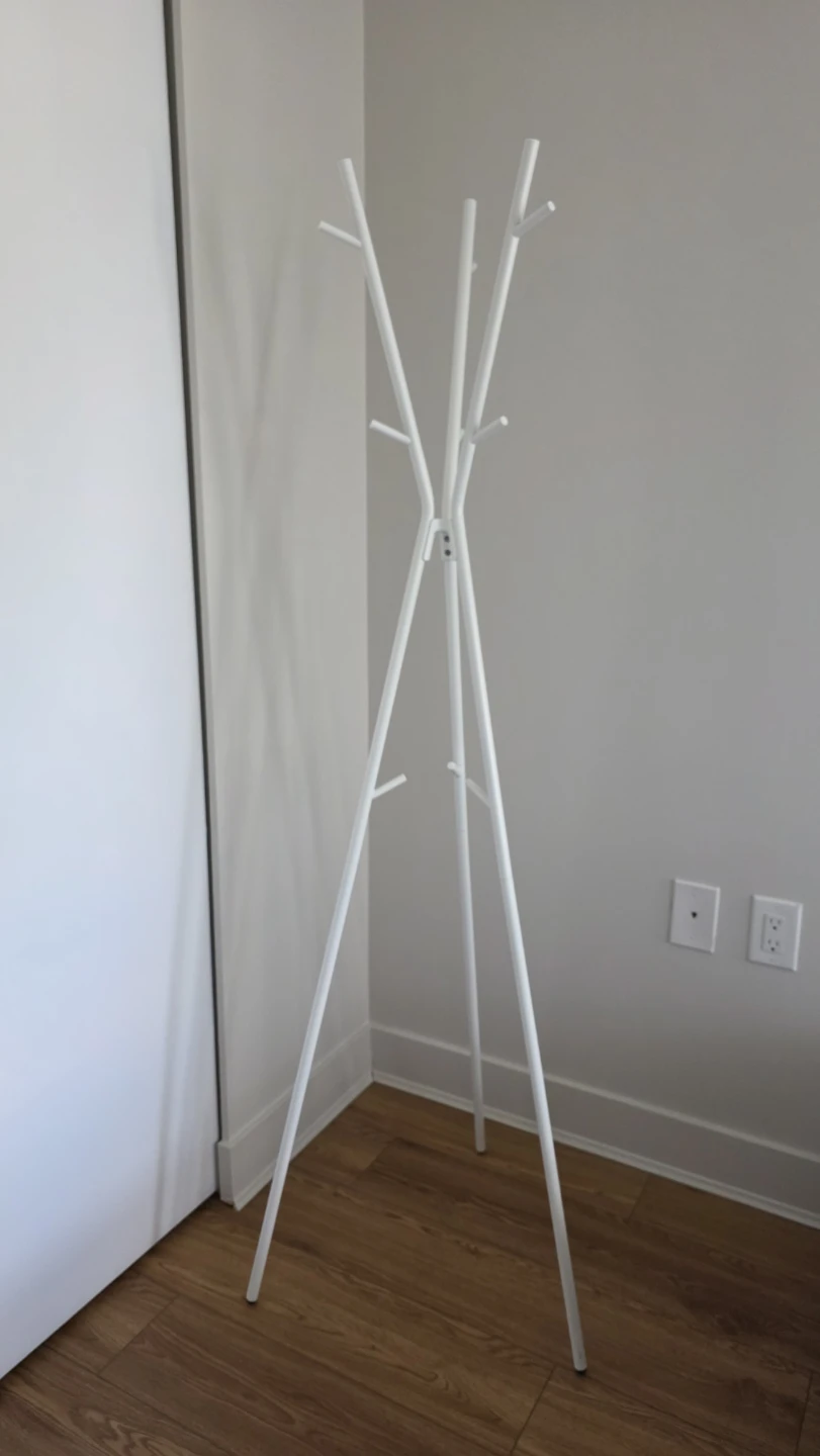White Coat Rack