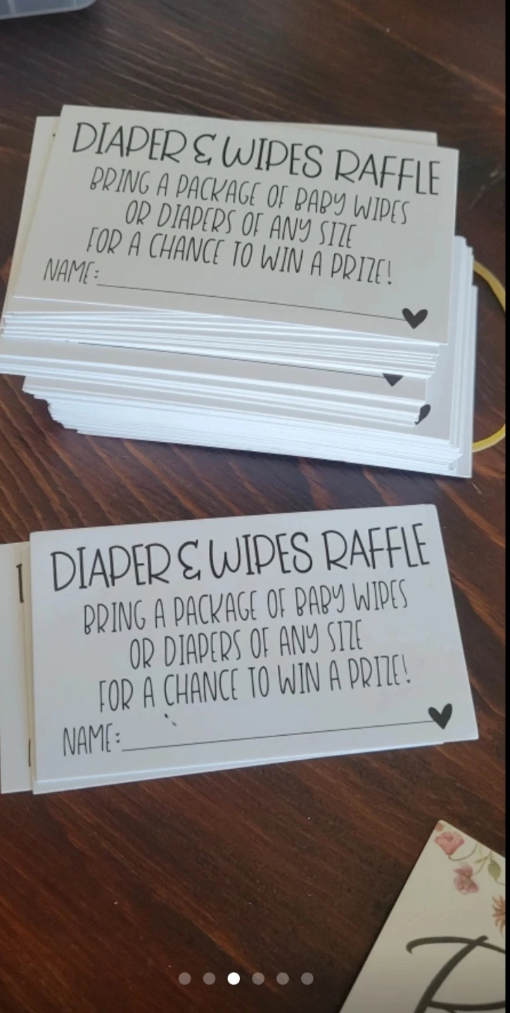 ⚽ Baby Shower Game Cards Lot - photo 3