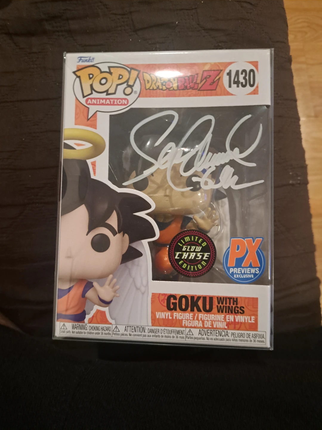 Funko Pop! Animation Goku with Wings #1430 (Signed)