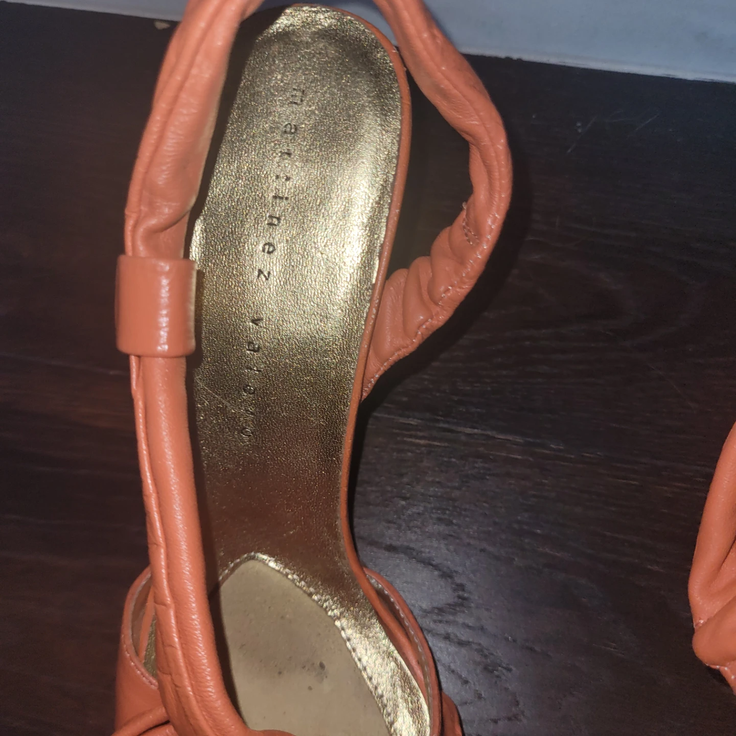 Martinez Valero Orange Rose Heeled Sandals - photo 2
