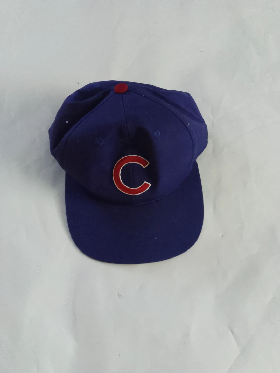 Vintage Chicago Cubs C Blue Snapback Hat