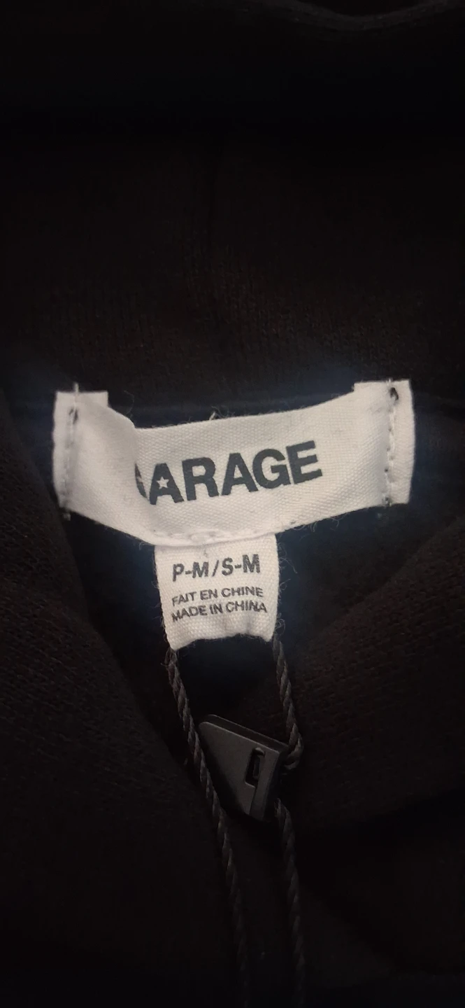 Garage Ultra Fleece Hoodie - Jet Black - P/M-S/M