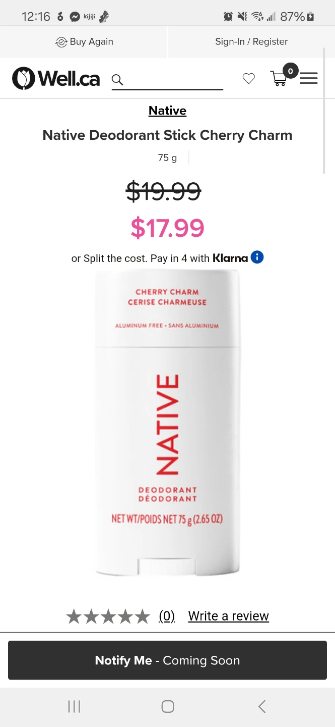 Native Cherry Charm, Strawberry Dream Deodorants (Brand New) - photo 3
