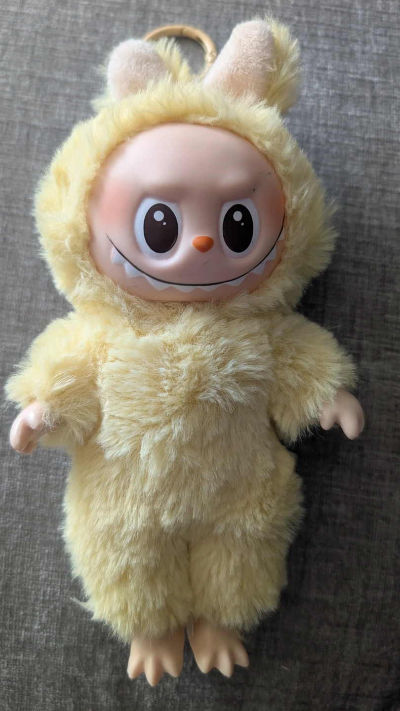 Yellow plush Keychain