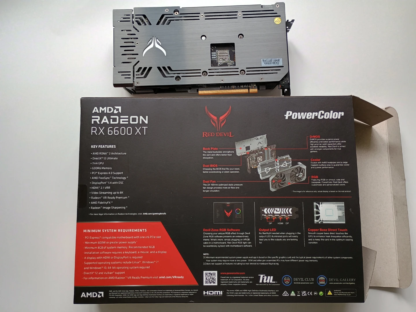 PowerColor Red Devil AMD Radeon RX 6600 XT - photo 3