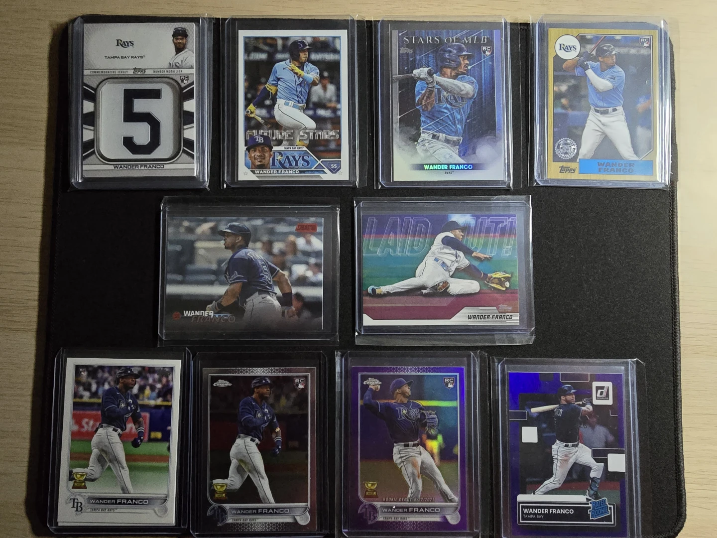 Wander Franco Baseball Card Collection