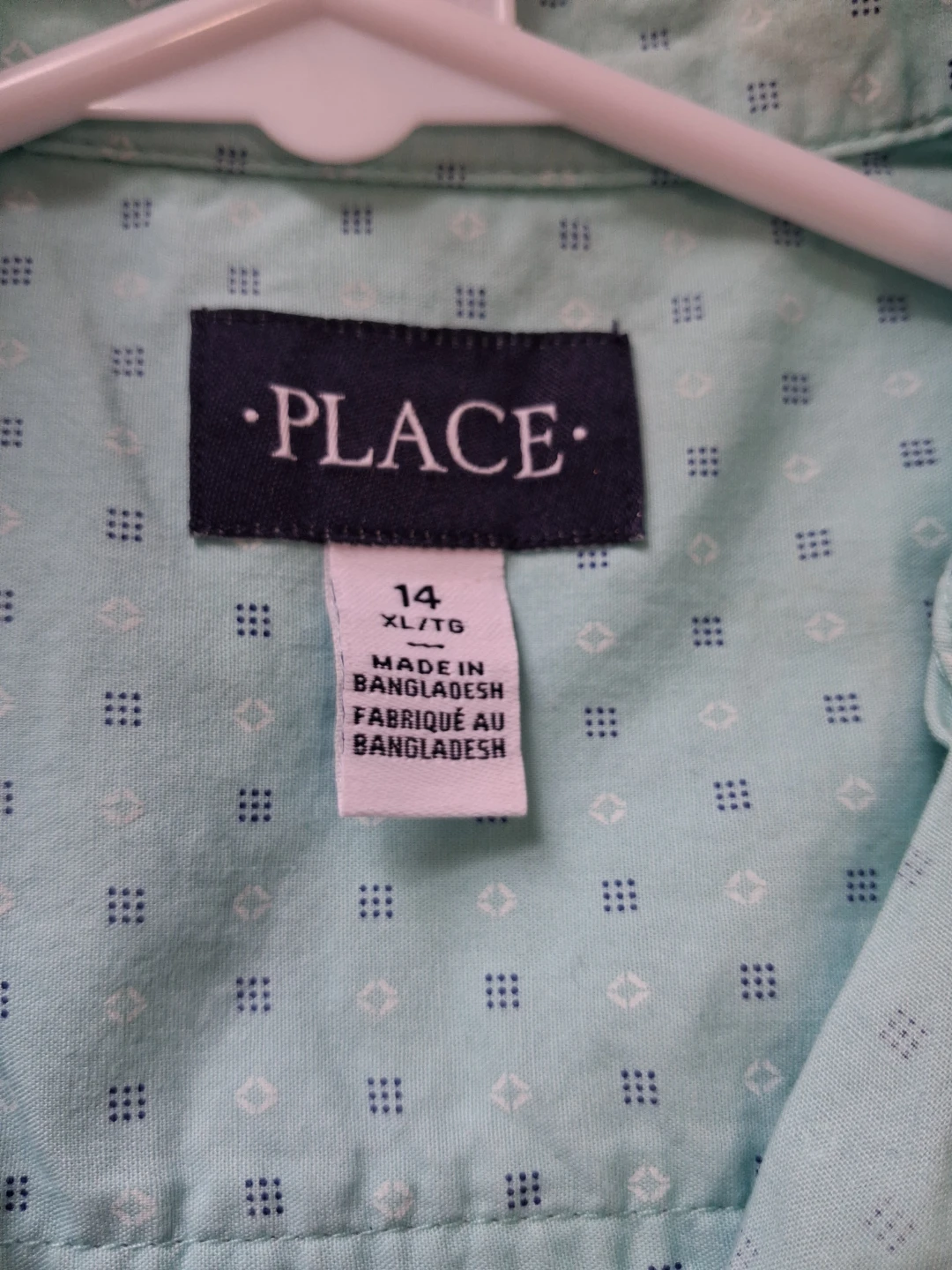 The Children's Place Boys Button Down Shirt Size 14 - photo 2