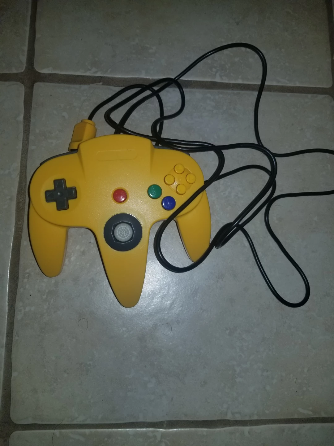 Yellow Nintendo 64 Controller