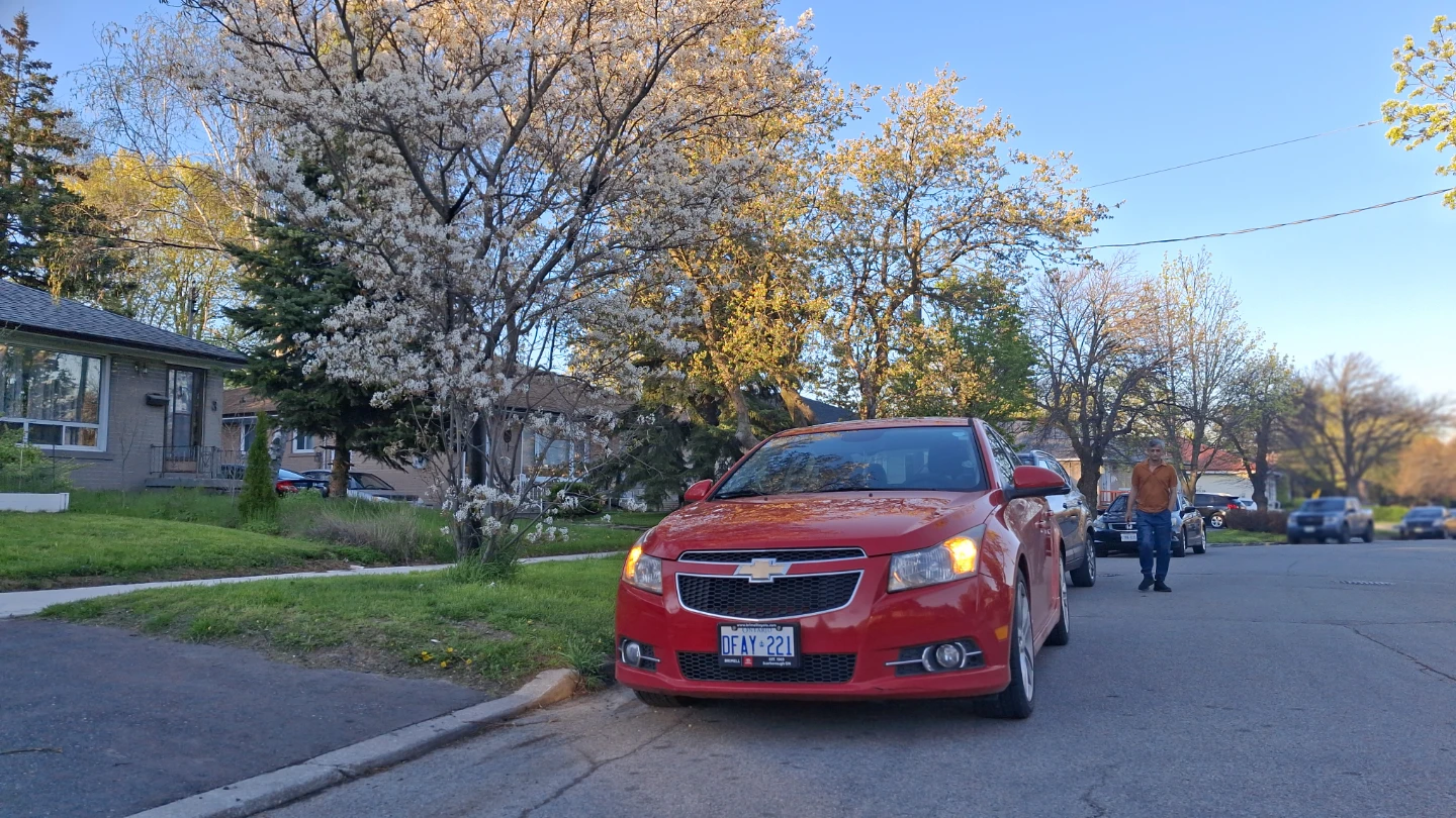 Red Chevrolet Cruze LT Sedan