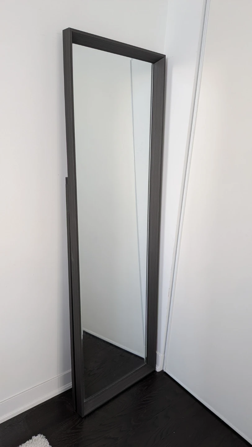 Full Length Mirror with Dark Grey Frame - photo 2
