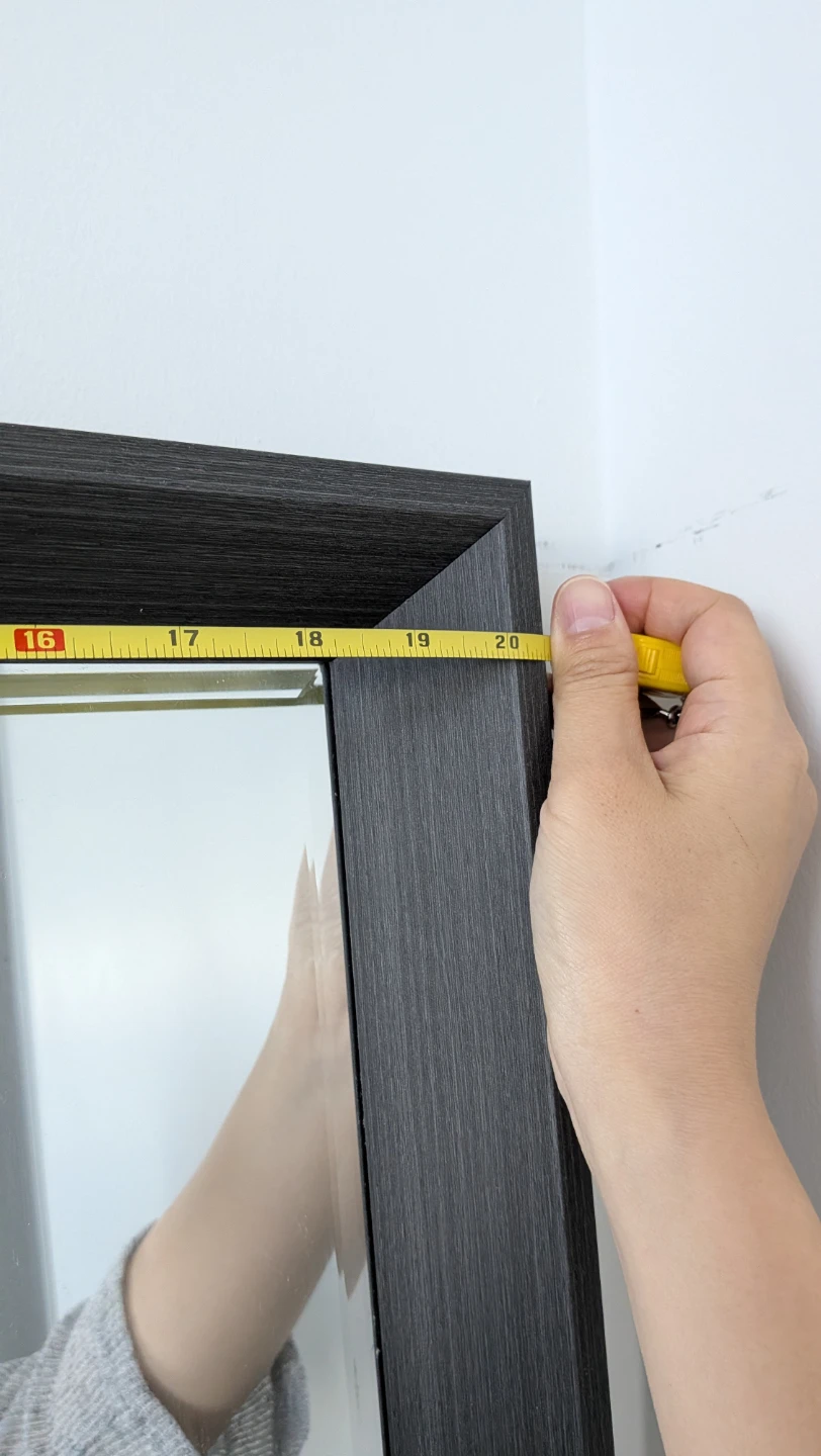 Full Length Mirror with Dark Grey Frame - photo 3