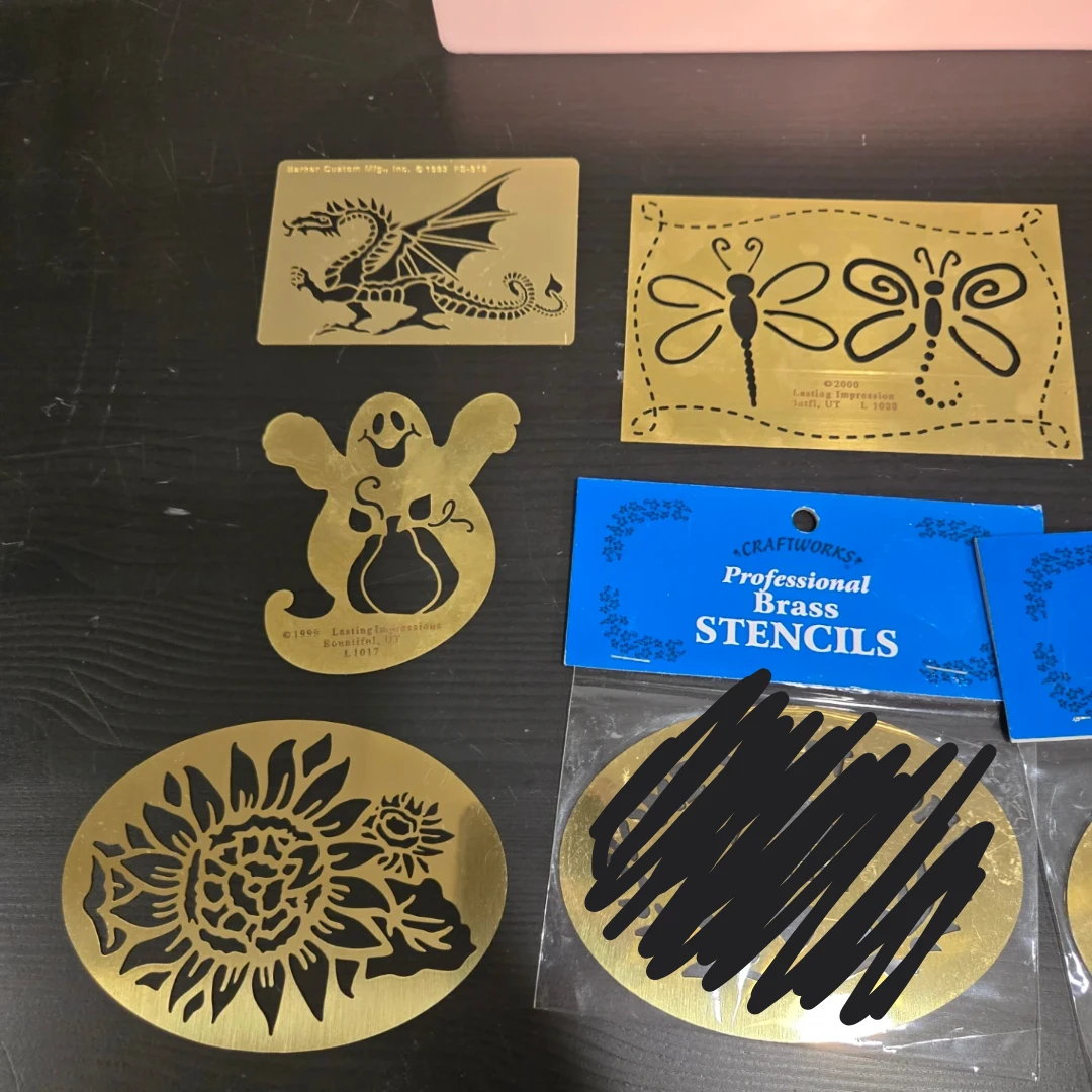 Light table with Brass Stencils - photo 2