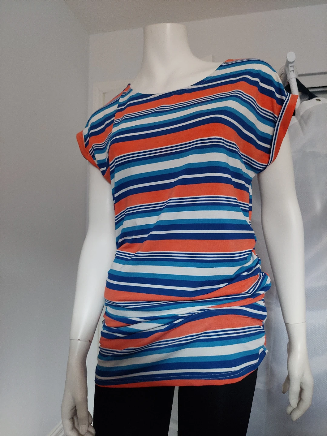 Suzy Sheir Striped Tunic Top medium ⚽ - photo 4