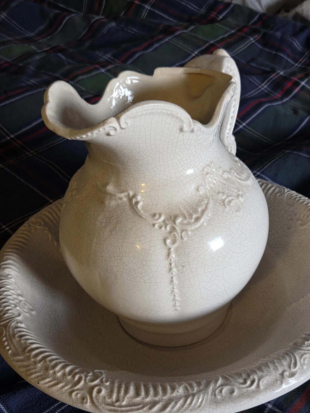 Vintage Pitcher and Bowl Set - photo 2