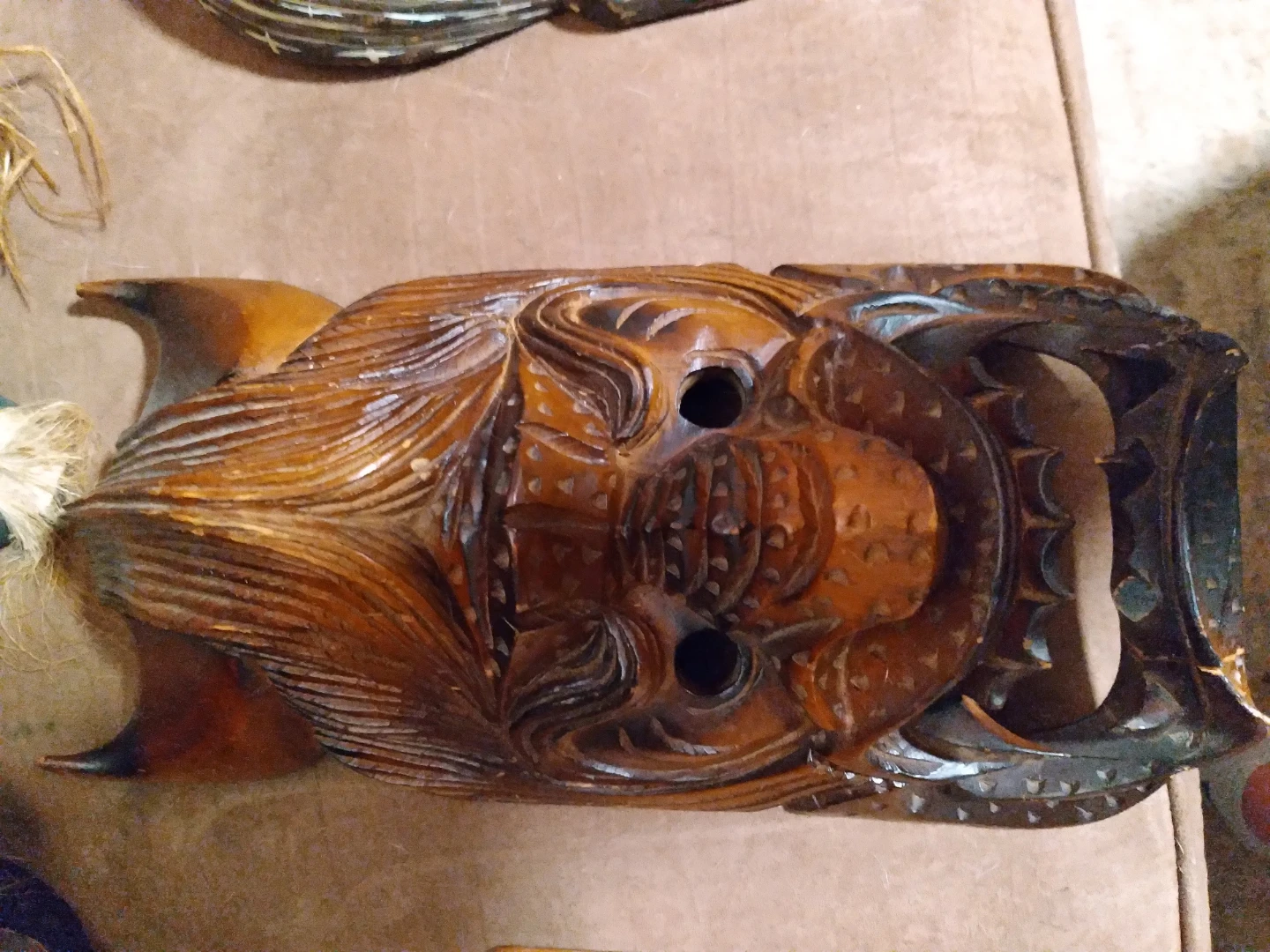 Hand Carved Wooden Mask