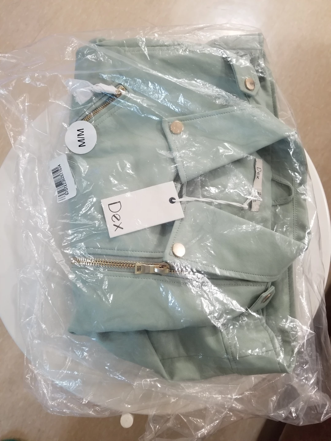 Dex Faux Leather Moto Jacket