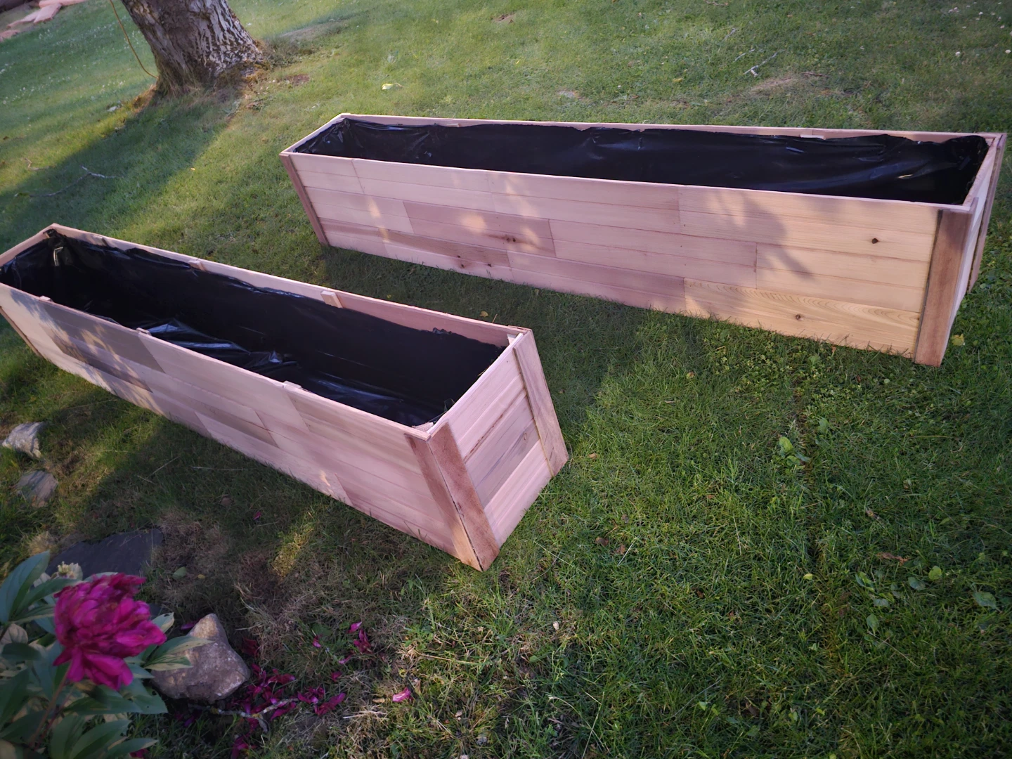 Custom cedar Planter Boxes