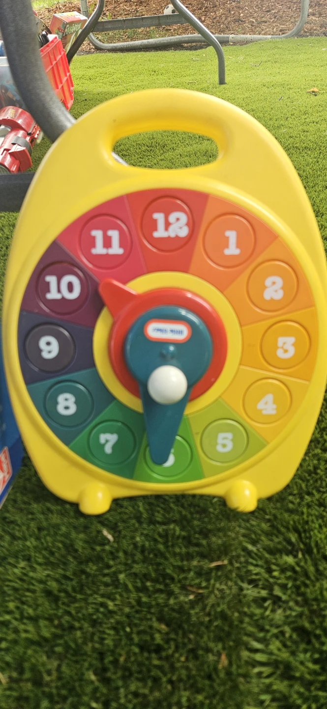Vintage 1992 Little Tikes Learn & Play "Time to Learn" Clock Toy
