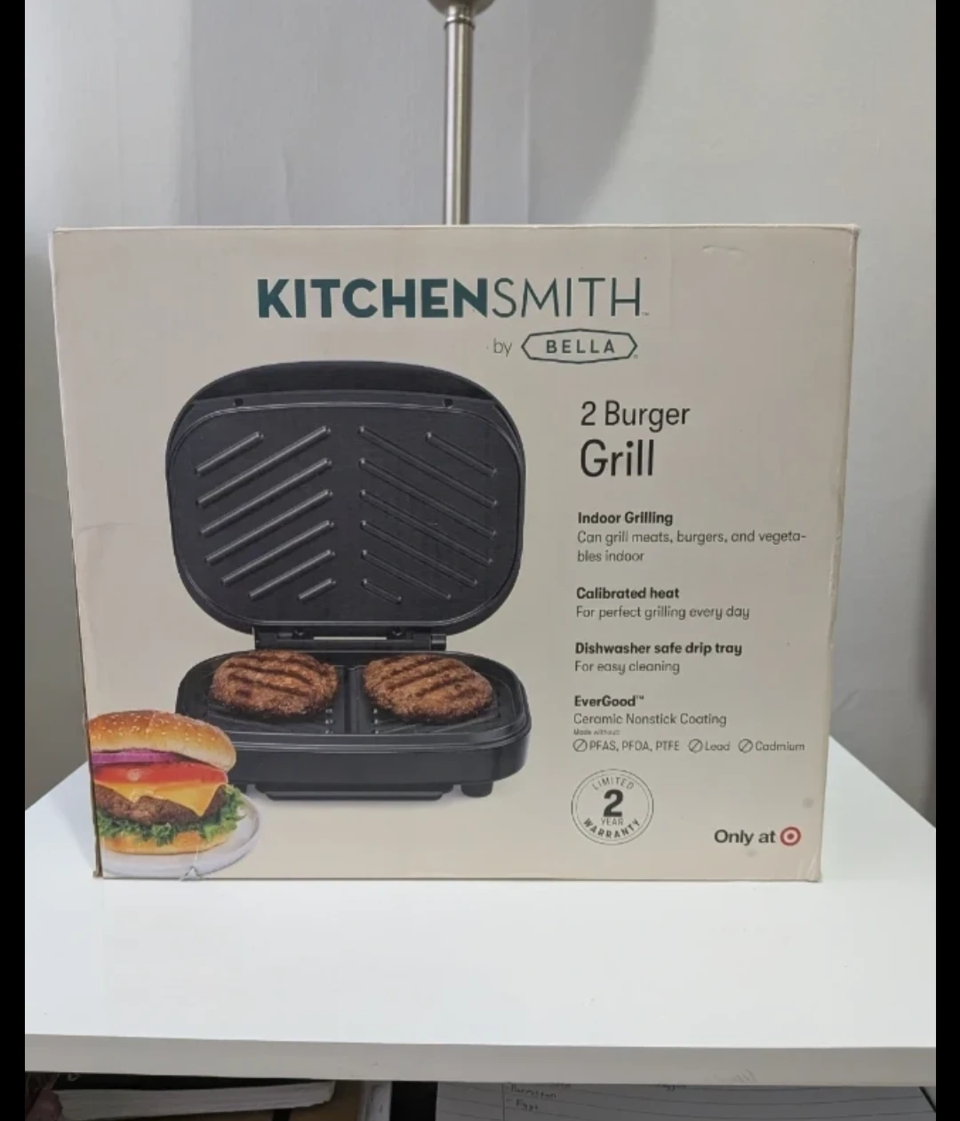 ⚽ Kitchensmith by Bella 2 Burger Grill