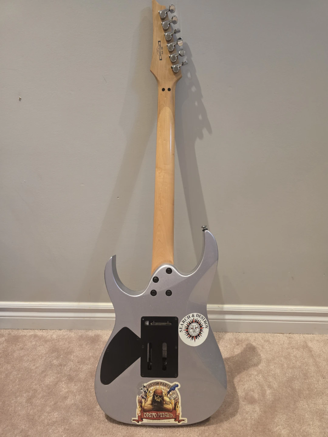 Ibanez Electric Guitar - Silver RG series - photo 2