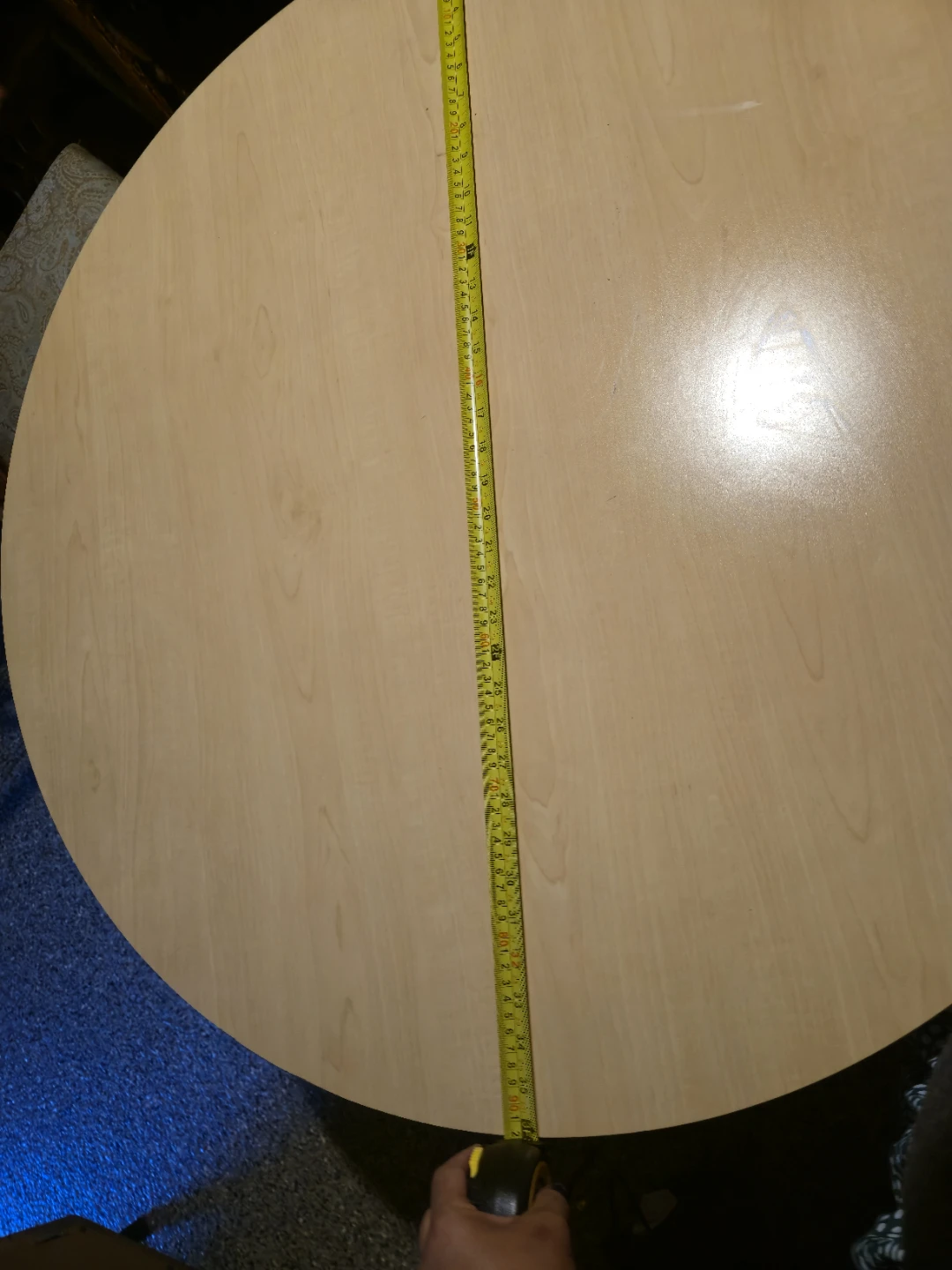 Round Wood Dining Table – 36" Diameter - photo 2