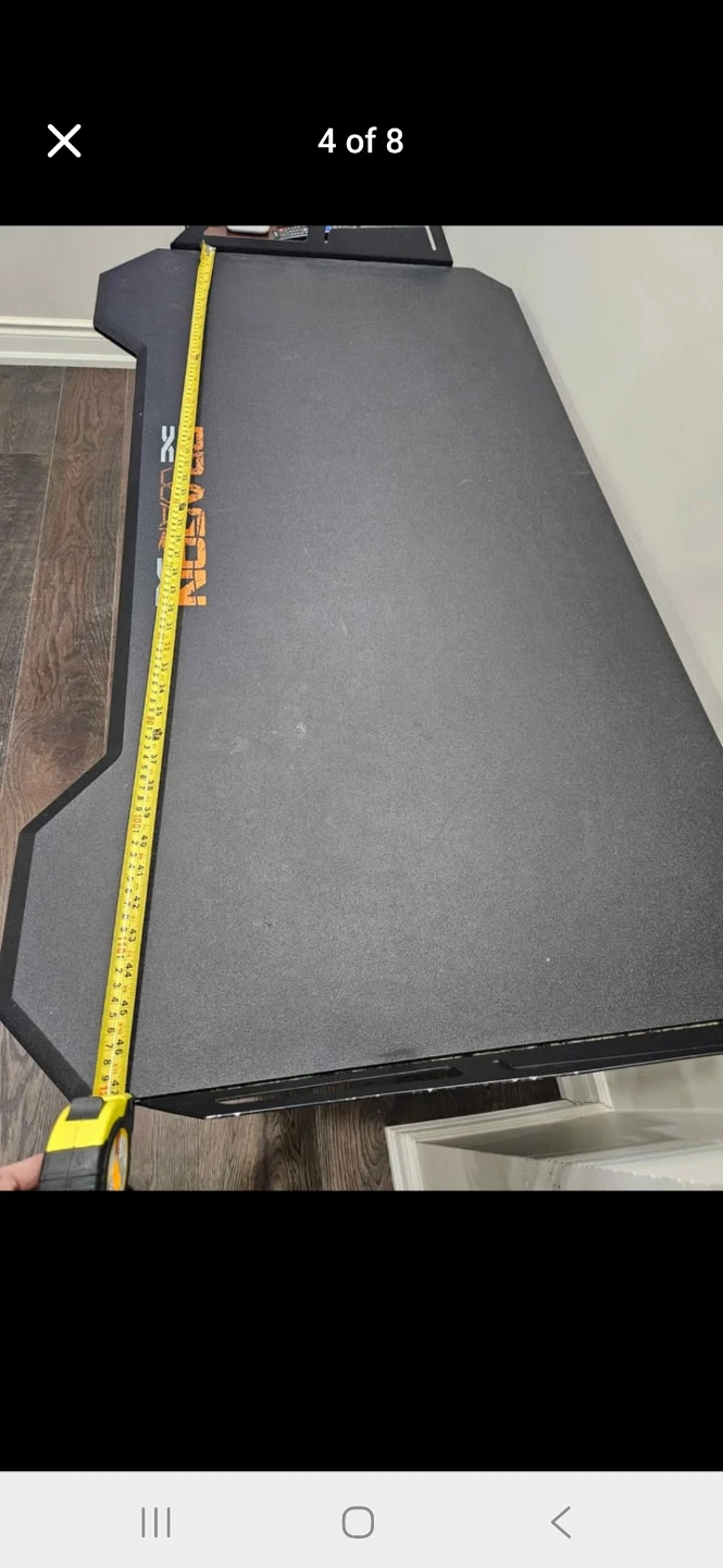 LED lights Gaming desk sturdy Dragon War.Computer desk - photo 5