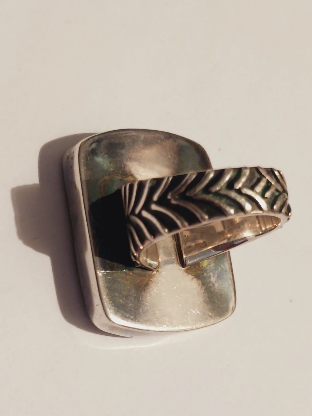 THE DREAMER STERLING DESIGNER SIGNED STERLING KYANITE RING  8. - photo 4