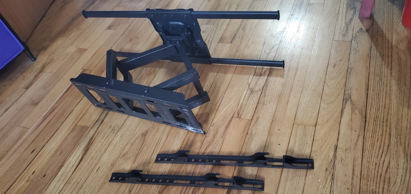 Black TV Wall Mount Bracket