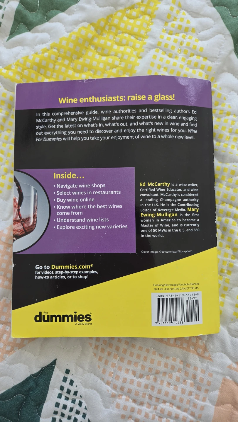 Wine For Dummies 7th Edition Book - photo 2