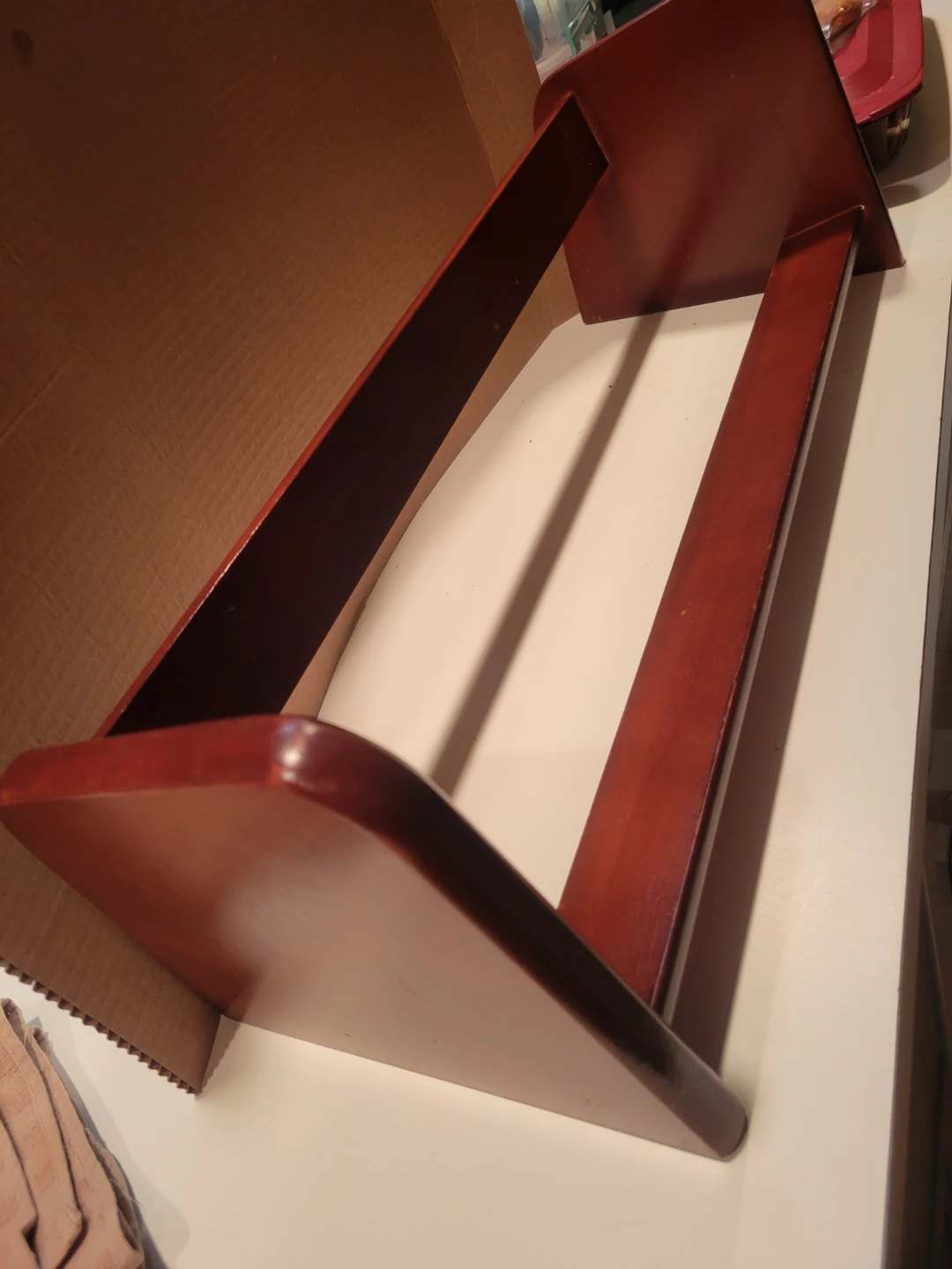 Wooden Book Stand Shelf - photo 2