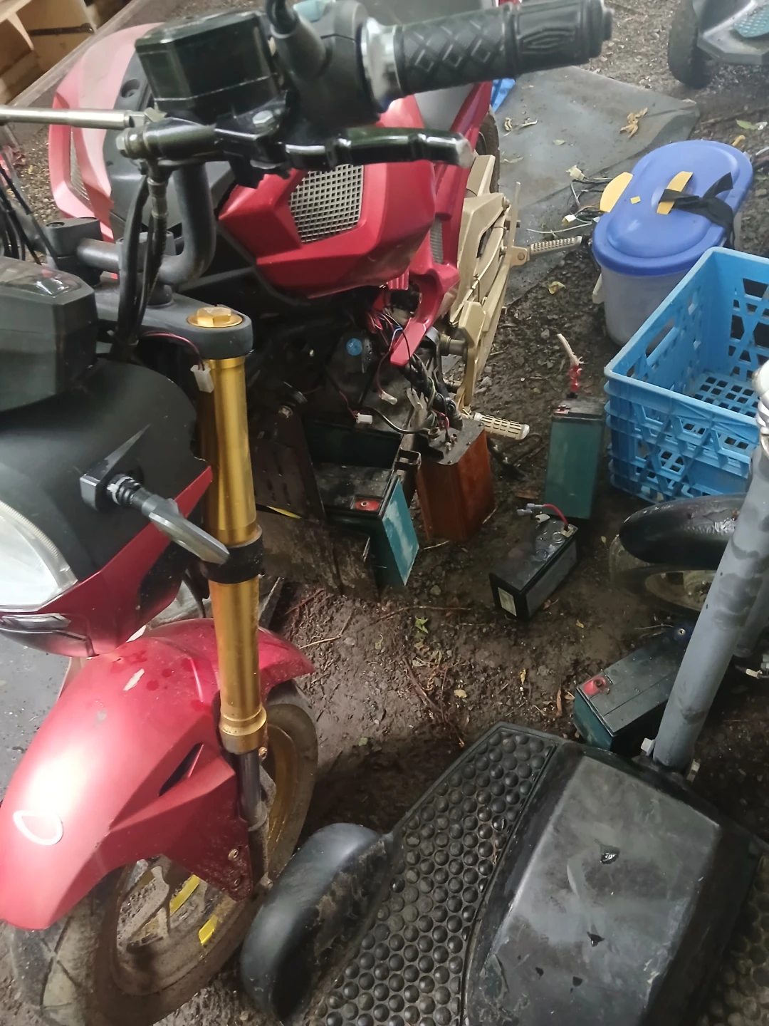 Red DAYIM Electric Scooter - Project Bike - photo 3