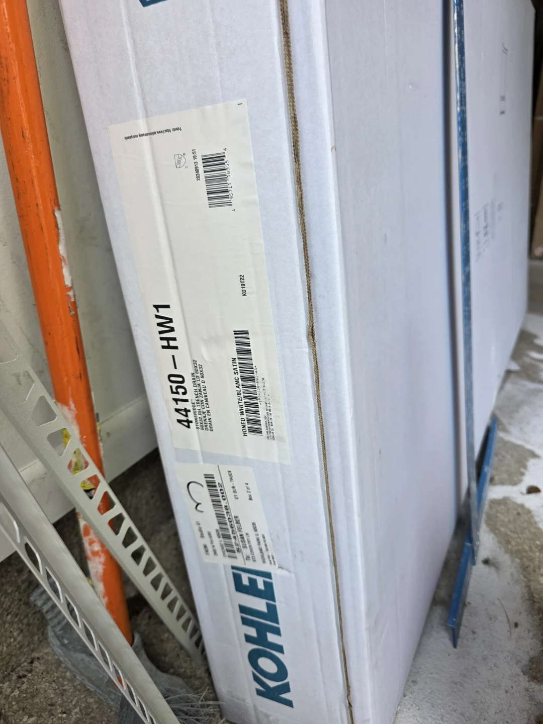 Kohler stoneridge shower pan 60×32 RH - photo 3