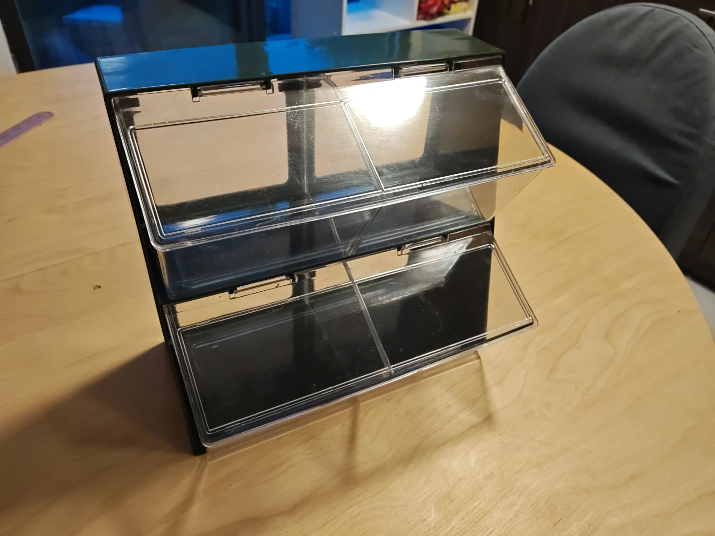 Two-Tiered Clear Display Organizer