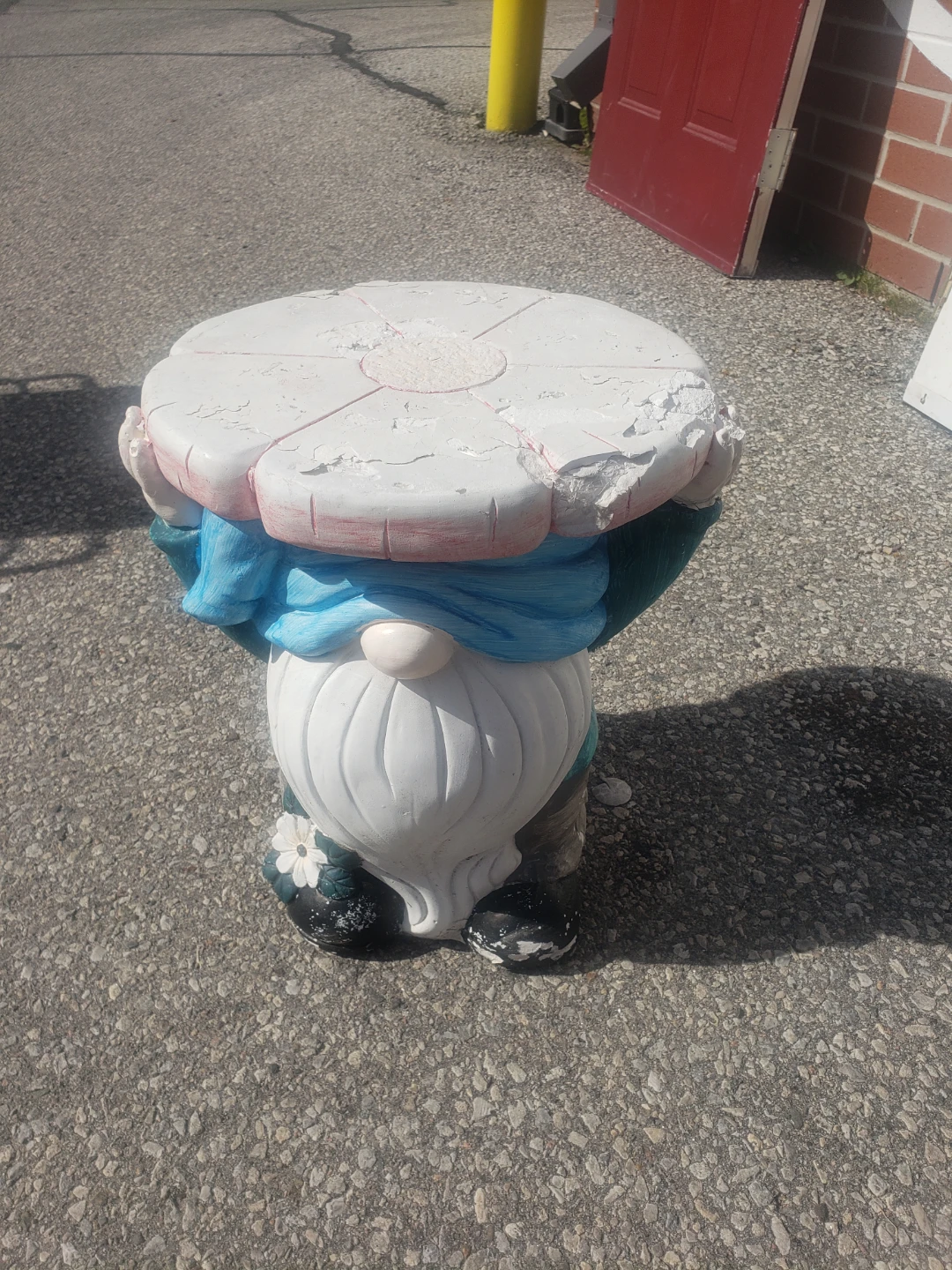 Garden Gnome Plant Stand Table
