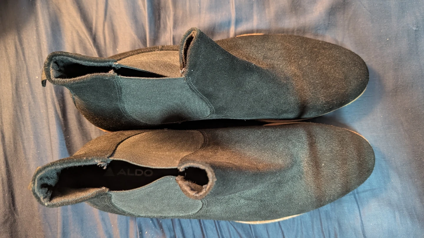 ALDO Black Suede Chelsea Boots 11 - photo 4