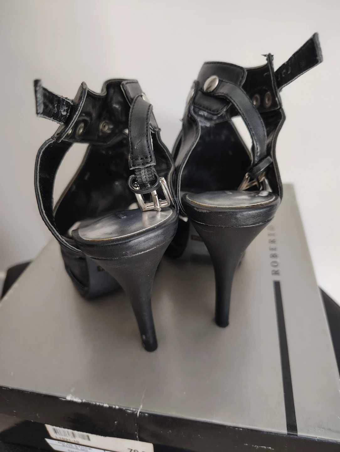 Quest Black Strappy Heels - photo 3