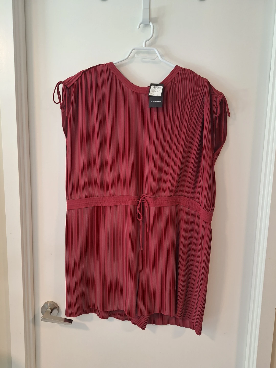 Club Monaco Pleated Romper - Size 12