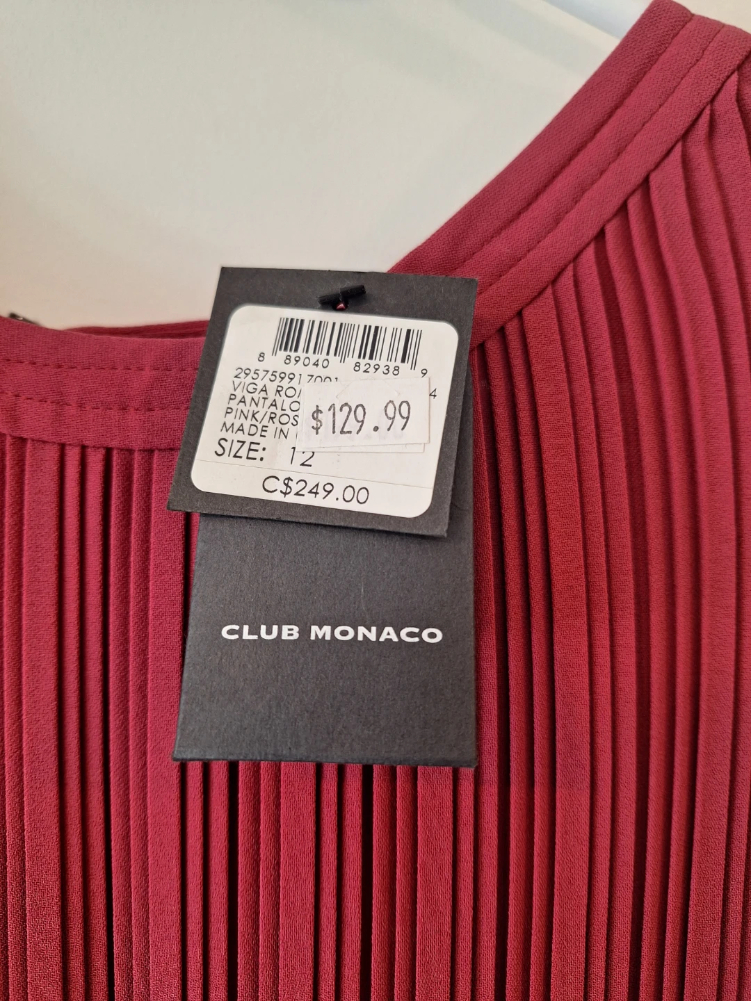 Club Monaco Pleated Romper - Size 12 - photo 4