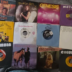 Lot of 10 7" Vinyl Records