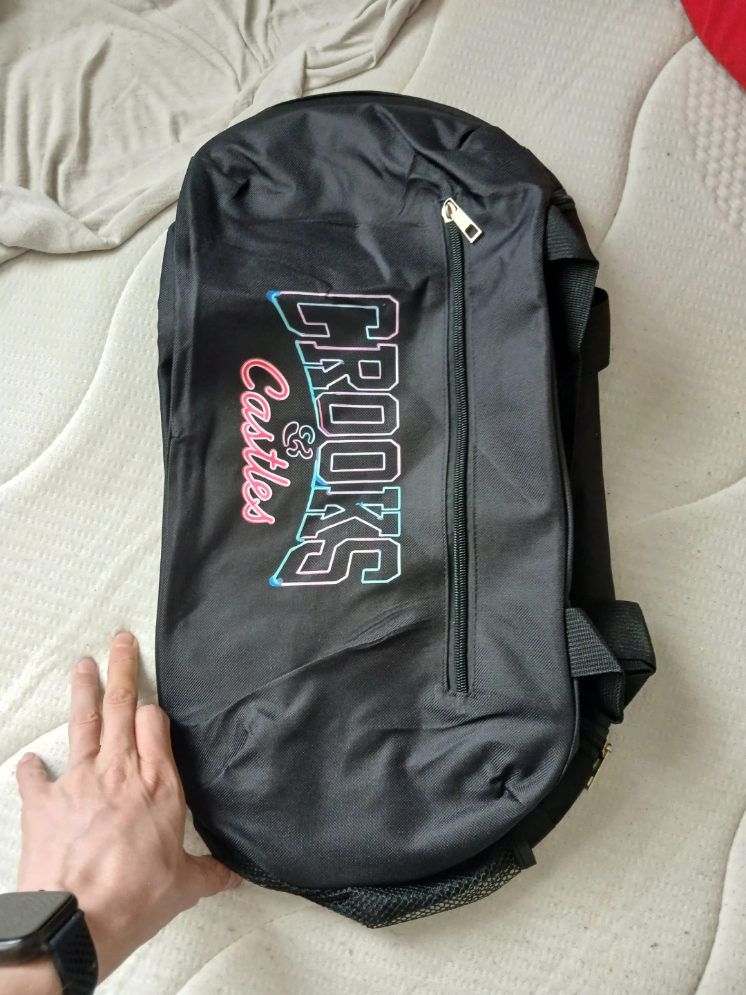 Crooks & Castles Black Duffle Bag