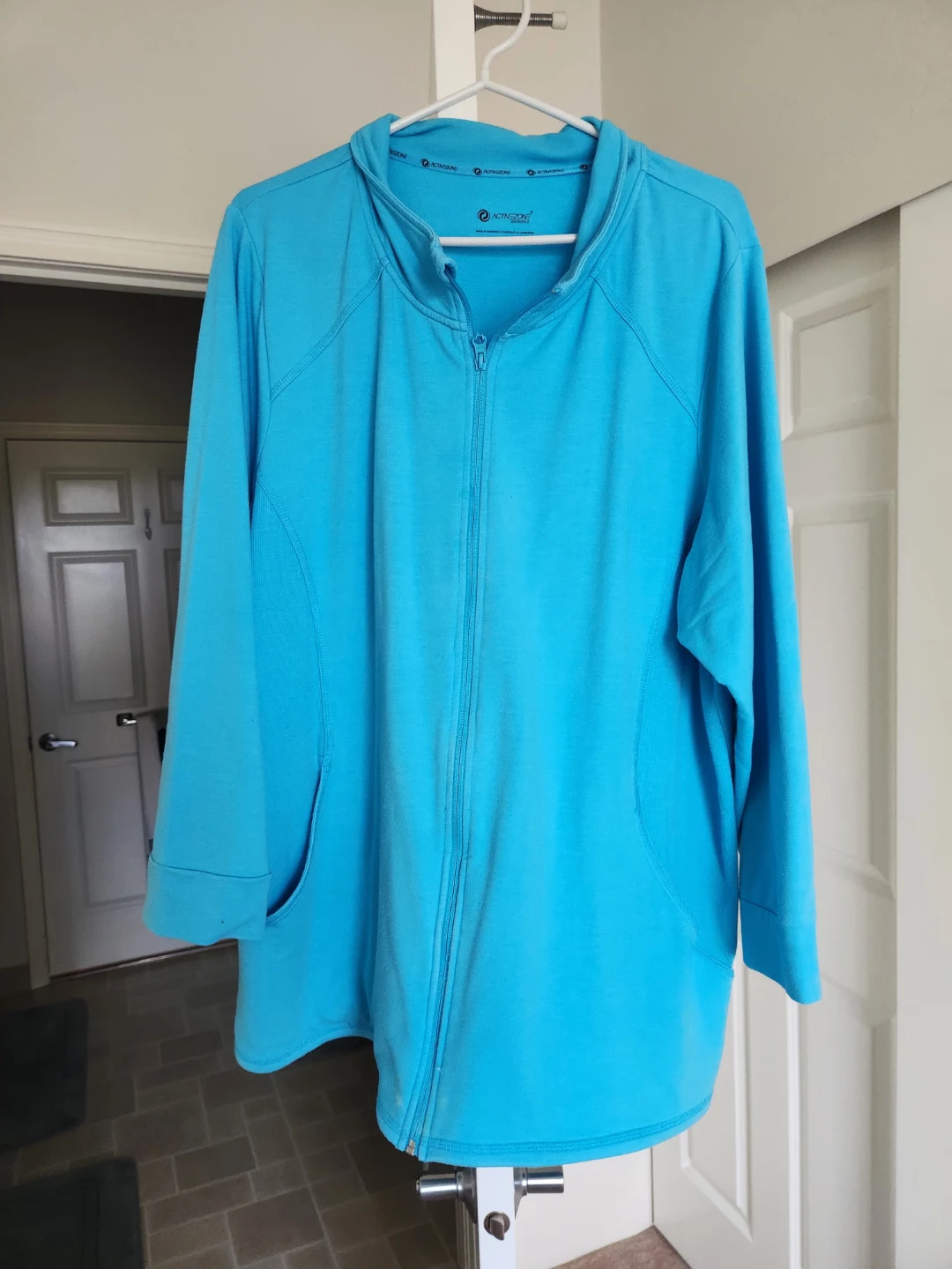 Athletic Zip-Up Sweater
