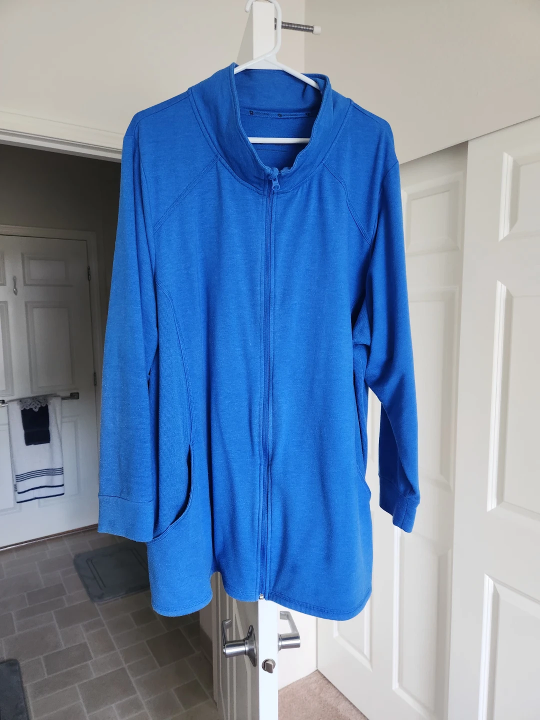 Athletic Zip-Up Sweater - photo 2