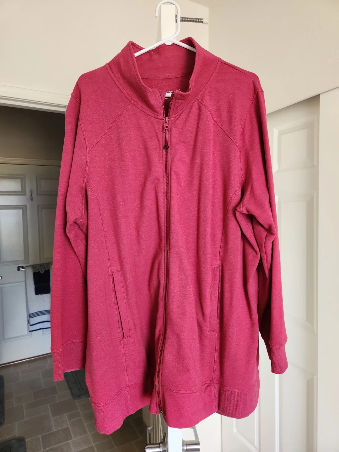 Athletic Zip-Up Sweater - photo 3