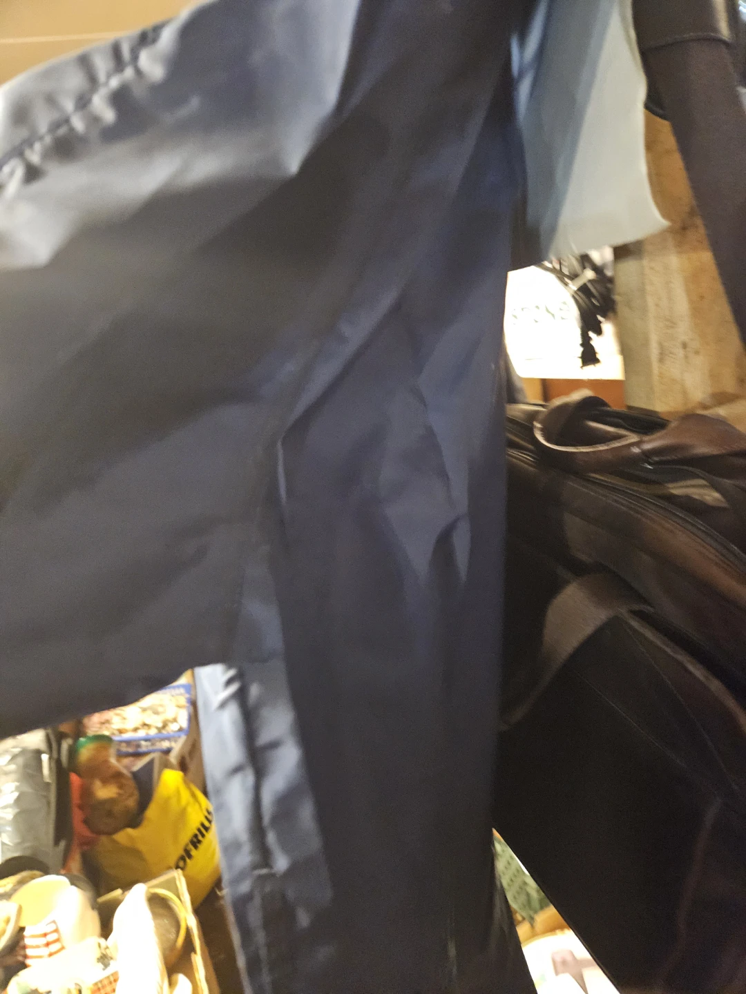 Holt Renfrew Navy Blue Raincoat - Size XL - photo 4