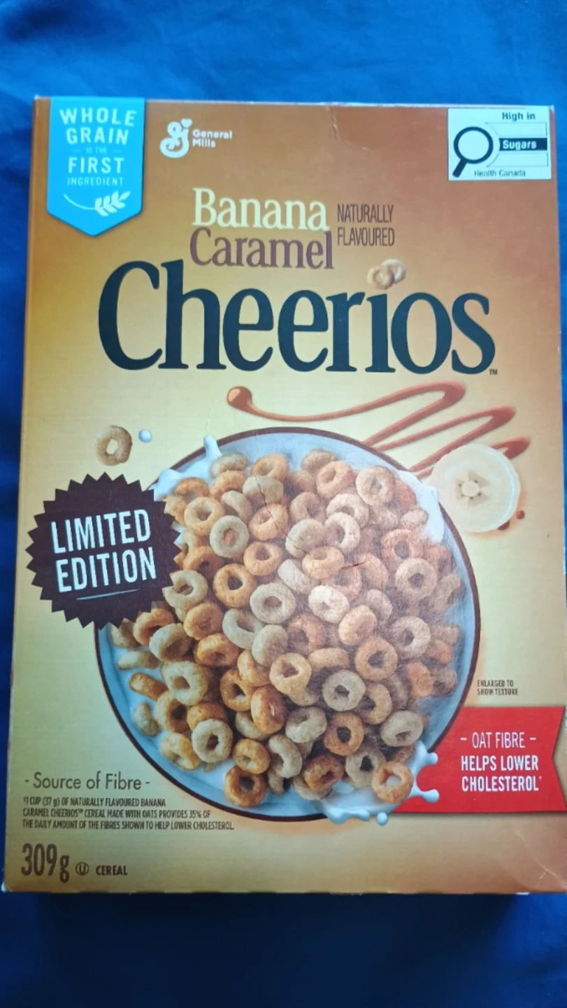 General Mills Banana Caramel Cheerios Cereal - Limited Edition