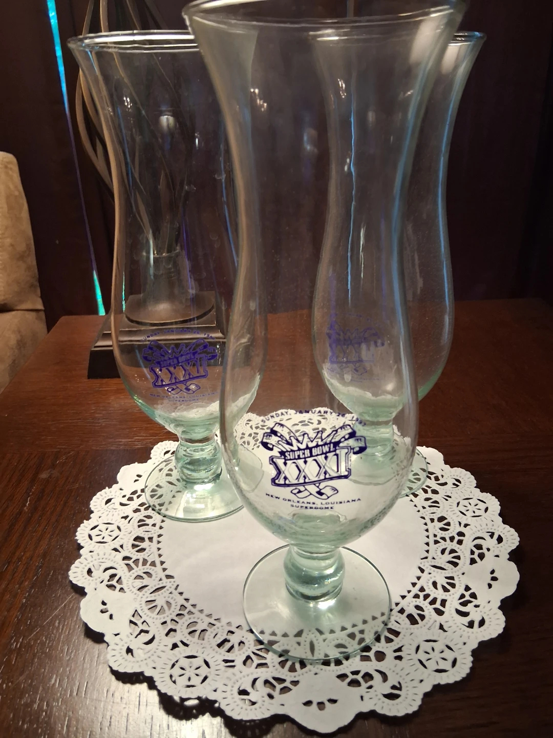 Super Bowl XXXI Hurricane Glasses (Set of 3)