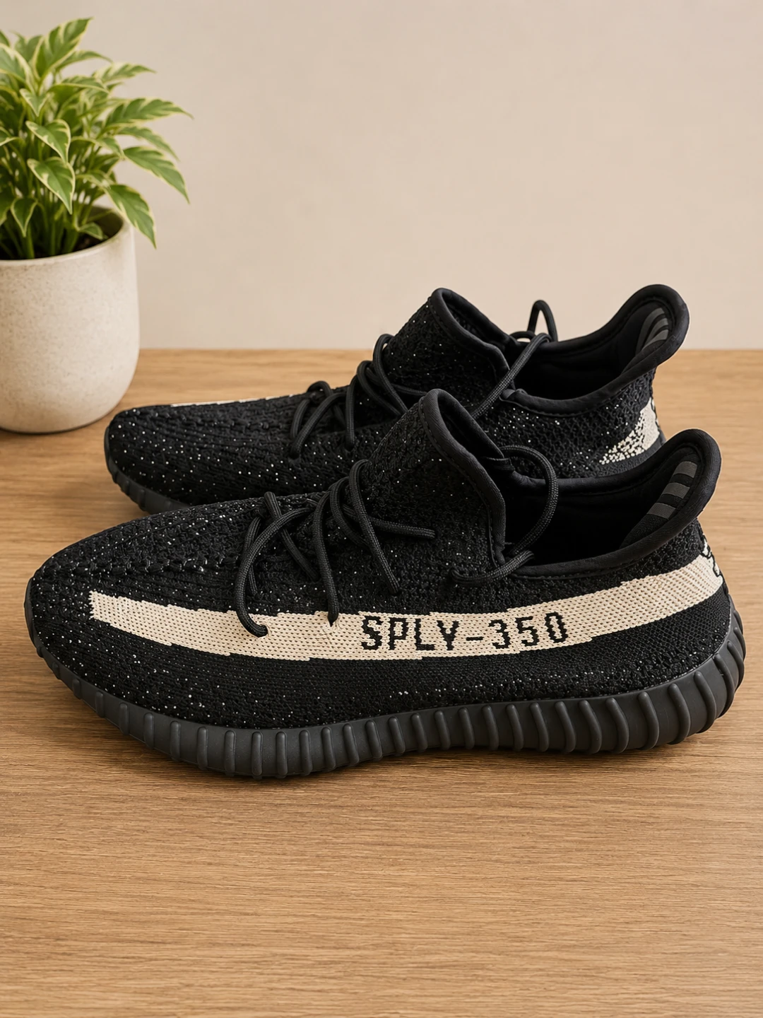 Adidas Yeezy Boost 350 V2 "Core Black" "SPLY-350" Sneakers - photo 2