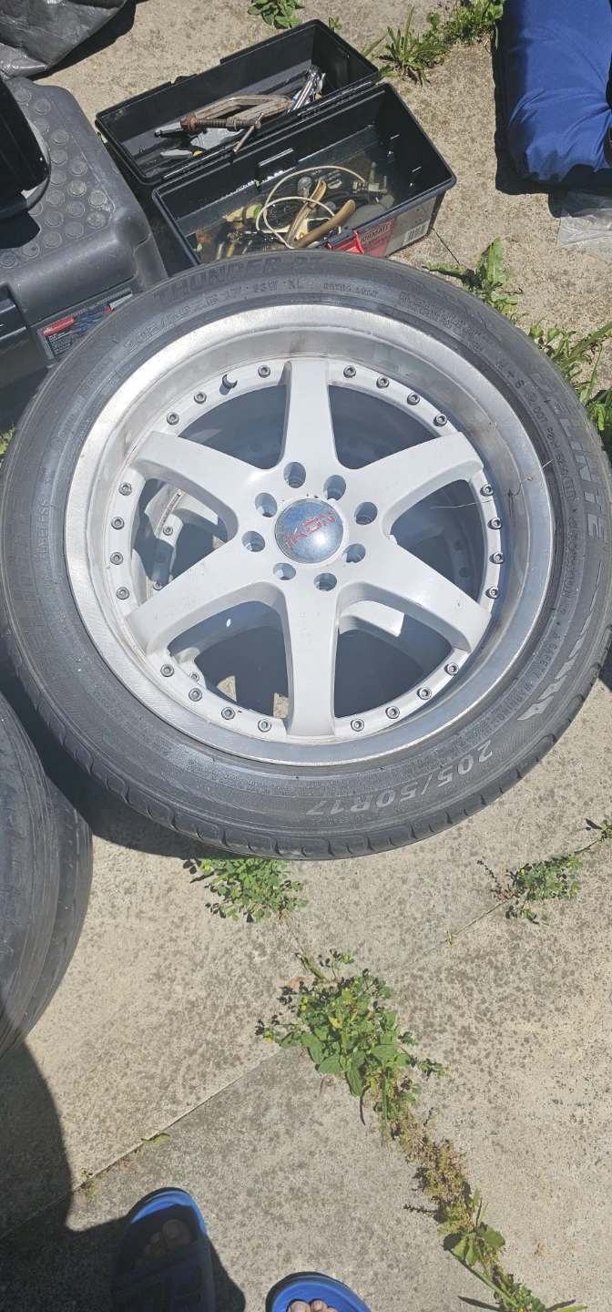 Used 5-Spoke Alloy Rims with Tires - photo 2