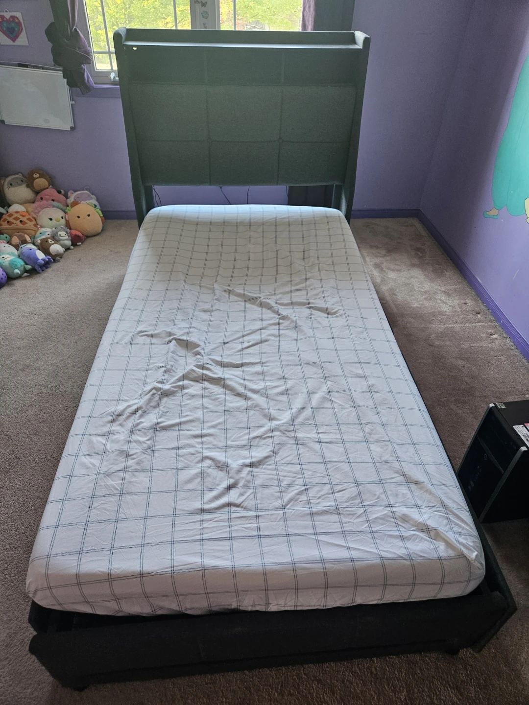 Twin Size Platform Bed Frame with LED Lights - photo 2